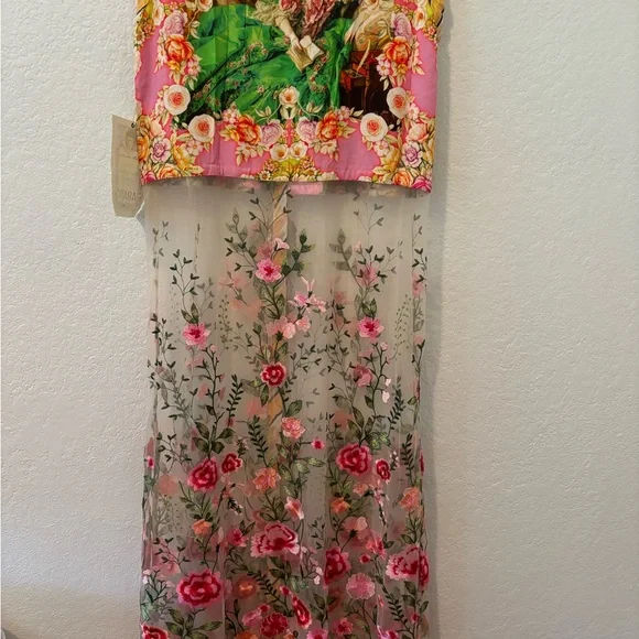 Floral Sleeveless Maxi Dress - Picture 11 of 11